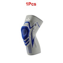 무릎 보호대 슬리브 지지대 관절 통증 완화용 무릎 패드, 1Pcs - Gray_XL