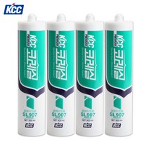 KCC 코레실 SL907 무초산실리콘(우드), 1개