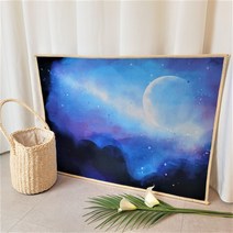 그래도달 타로 스프레드천 타로 러그 매트 시리즈, 블루문 50cm×70cm