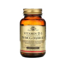 Solgar 솔가 비타민 D3 콜레칼시페롤 250mcg (10 000IU) (120정)