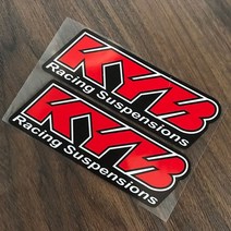 오토바이 쇼바 올린즈 바이커스 xmax 앞쇼바 반사 kyb Racing 서스펜션 데칼, 155mm 레드