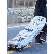 스키 보드 롤러 가방 방수 및 내마모성, 블랙148x32cm