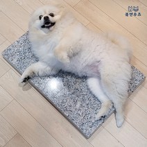 봄앤우즈 강아지 고양이 여름나기 강아지 대리석 쿨매트 (정사각형)
