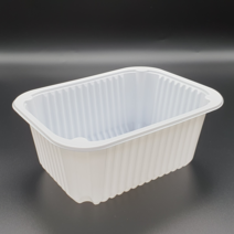 실링용기 19157 가로19Cm 세로15Cm 높이7Cm 용량1450ml 블랙/화이트 900개, 블랙