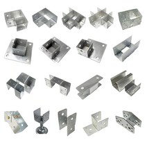 사각파이프조인트 50X50 각파이프조립식연결부속, 사각조인트크로스평각도파이프교차용, 1개