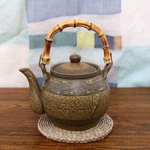 [천삼백케이] [도자기 그릇] 게르마늄 내열주전자(2리터), 단품