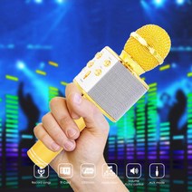 스마텍 무선 블루투스 스피커 마이크, STMC-1000(골드)
