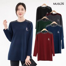 엄마옷 모슬린 고양이 핫피스 긴팔 티셔츠 TS111274마담 미시옷 50대 중년여성의류 60대 엄마옷 빅사이즈 할머니옷 여성옷 여성 봄