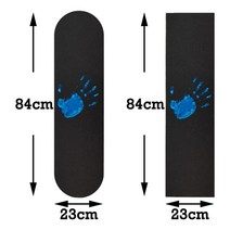 e win scooter 스케이트보드 데크 샌드페이퍼 8524cm 그립 테이프 롱보드 연마지 스케이트보드 그립 테이프 블로우홀 샌드페이퍼, 협력사, 파란 엉망