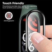 텐터 우레탄창 제약 천막사 9D 화면 보호기 Xiaomi mi 시계 7 6 5 4 전체 커버 부드러운 유리 Xiaomi Miban, 03 3개 낱개구성 _03 For Mi Band 6