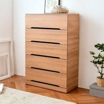 라벨라F 루테 800 5단 서랍장, 오크화이트