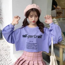 긴팔 티셔츠 여성용 봄 드레스 이슬 배꼽 2022 새로운 초가을 느슨한 하이 허리 재즈 재킷 조수