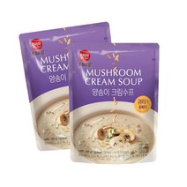CJ제일제당 햇반소프트밀 양송이 크림수프 180g x5개, 단품