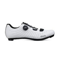 Fizik 피직 템포 R5 오버커브 사이클링 자전거 슈즈 신발, White Black, 11.5 - 12