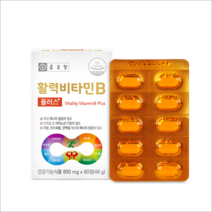 종근당 활력비타민B 플러스, 60정 x 2통