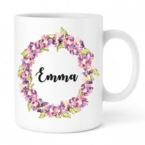 기타 바보사랑[마이월플레이즈]꽃그림 주문제작 머그컵 나만의 이름커스텀, 오른쪽