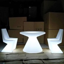 LED 루프탑 테이블 의자 바 술집 카페 호프집 조명, 라운드 스툴 41x41x45cm