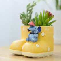 SFF819437내추럴 미니화분(장화) 다육식물 인테리어 개업선물