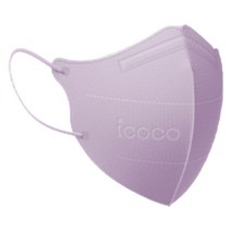 아이코코 소형 컬러 12종 L M N S 마스크 25매, 25개입, 1개, 퍼플