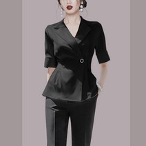 블레이저 얇은 정장