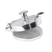 원형 두께조절 호텔 주방 햄버거 패티 떡갈비 고기 다짐육 바비큐 몰드 수제 프레스 1구틀 AHM485햄버거몰드