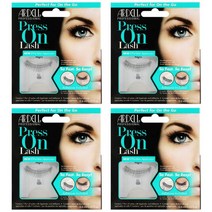 Ardell False Eyelashes Press On Lash with Adhesive Pipette 109 블랙 4팩 : 뷰티, 1