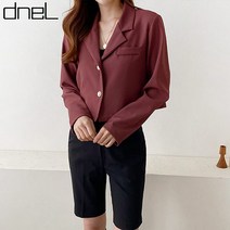 드넬 드넬 투버튼크롭자켓DJ13045A (P001632606)