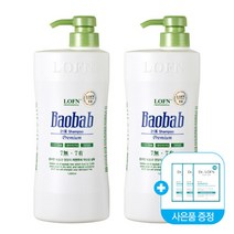 로픈 바오밥 21차(건성/일반두피용)약산성샴푸 1000ml x 2개 (겟온탈모샴푸8g 3매 증정), 단품없음