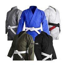 일본 Hawk 스포츠 브라질 유술복 자켓 바지 흰색 벨트 격투기 훈련용
