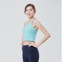 코어브릿지 에어 라이크라 파워넷 쿨 탑 요가 필라테스 복 상의