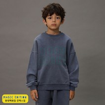 [매직에디션9] 덕콰이어트 삼각무박시맨투맨 네이비 DQ34TS104