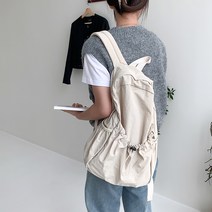 미리미터 데일리 스트링 복조리 경량 주머니 나일론 백팩 남여공용