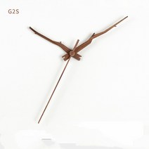 목재기계부품 목공기계 부품 Good Luck Walnut Wall Clock Pointer DIY Hour Hand Minute Second Parts 12, 03 G2S