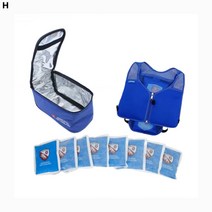 몽크로스 쿨 아이스 조끼 (다용도 보냉 쿨러백1개+냉매8개포함)