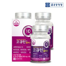 종근당건강 코큐텐 플러스 60캡슐(60일분) 3통