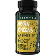 Freshfield Naturals 오메가3 DHA DPA 카라기난 프리 60정, 60개(1팩)