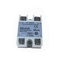 REX-C100 디지털 서모 스탯 온도 컨트롤러 PID 온도계 SSR 40DA 솔리드 스테이트 릴레이 K 열전쌍 프로브 라디에이터 333977, CHINA, SSR40DA relay