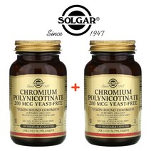 솔가 크롬 크로뮴 폴리니코티네이트 200mcg 100캡슐x2