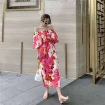 여성 오프숄더 동남아 원피스 해외 여행 여름옷 괌 몰디브 다낭 사이판 제주도 원피스