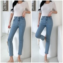 어스뷰티 아이스진 연청 스판 스키니진