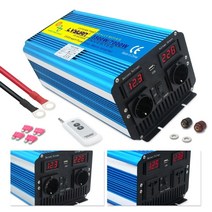 엠디홍 인버터 컨버터 차박 파워뱅크 3500w7000w 순수 사인파 인버터 dc 12v24v ac 220v 230v 240v 전압 변환기, 12v EU 소켓