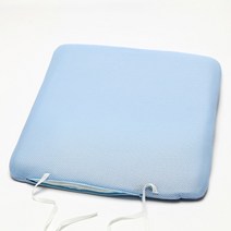 3D Mesh 매쉬원 우등생 방석+커버(블루) CS-03, 단품