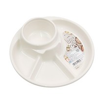 이노마타 바비큐 캠핑 나눔접시 간식 안주 접시, 1개