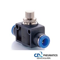 유량조절 스피드 컨트롤러 유공압 에어 원터치 피팅 밸브 NSF 타입, NSF 10, 1개