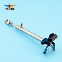 선외기엔진 모터 보트 4mm 보트 샤프트 + D50mm 4 블레이드 프로펠러 카단 조인트 RC 전기 미끼 용 그리스, 15 L15cm 015-4x3.18mm