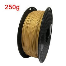 PLA Materal 3D 프린터 필라멘트 1.75mm 100g250g 다중 색상 3D 펜 필라멘트 솔리드 퍼플 블루 옐로우 블랙 투명, 18-골드- 250g, CN