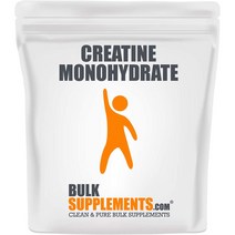 벌크서플리먼트 크레아틴 모노 하이드레이트 헬스 보충제 파우더 가루 1kg BulkSupplements Creatine Monohydrate