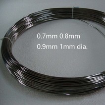 휴대용용 니티놀 니켈 티타늄 와이어 NiTi 메모리 ni-ti 모양 합금 막대 크로멜 0.7mm 1mm 직경, 02 0.8mm