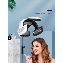 파마 기계 열처리기 히팅기 세팅 열펌기계 열기구, 매달린 하얀 디스크 폭군