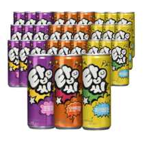 일화 탑씨 250ML 오렌지 포도 파인애플 30캔
